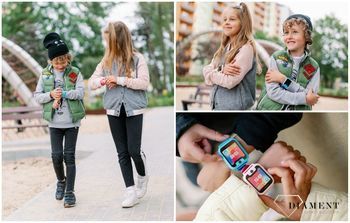 Smartwatch Garett Kids Nice to nowoczesny model dziecięcego zegarka typu smartwatch. Smartwatch jest na pasku silikonowym przez co ręką się nie poci (3).jpg